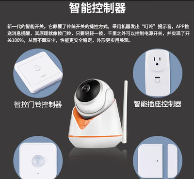 高清無線網(wǎng)絡(luò)監(jiān)控攝像機 家用智能安防與報警解決方案
